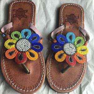 Handmade Leather Thong Sandals